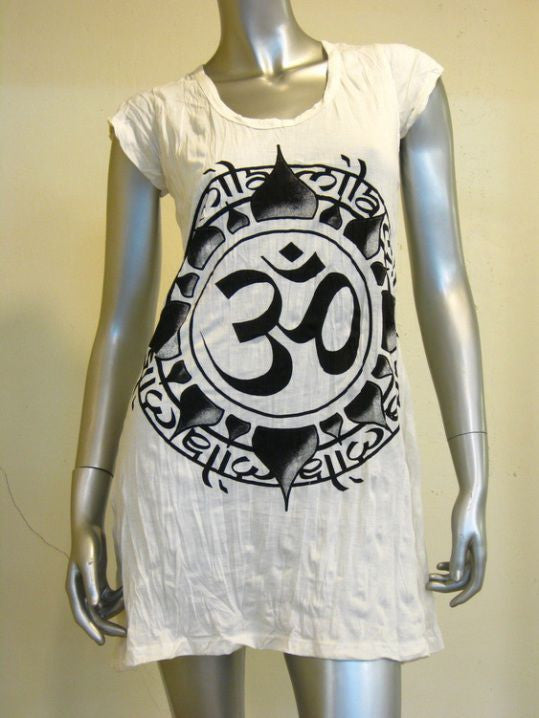 Womens White Infinitee Ohm Dress