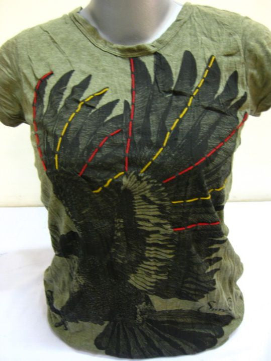 Womens Green Eagle T-Shirt