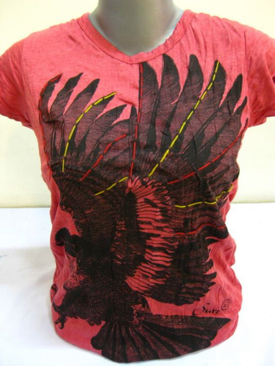Womens Red Eagle T-Shirt