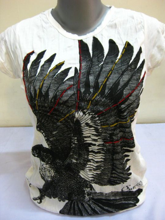 Womens White Eagle T-Shirt