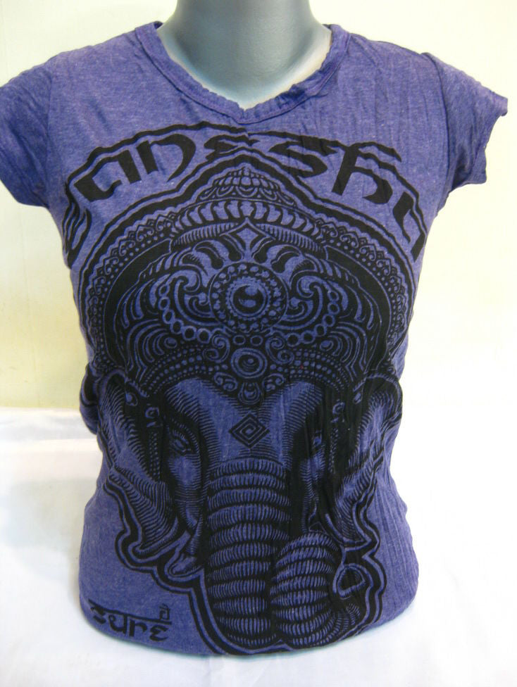Womens Grape Avatar Ganesh T-Shirt