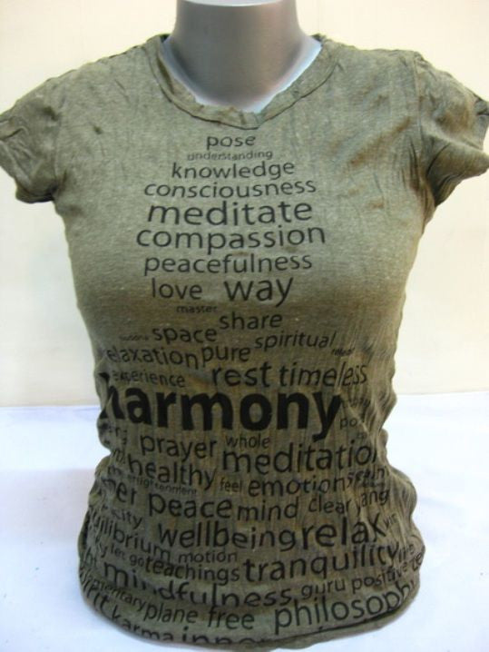 Womens Green Harmony T-Shirt