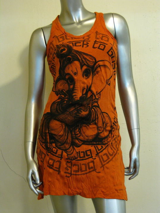 Womens Brick Baby Ganesh Tank Dress