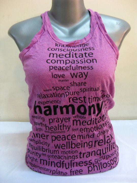 Womens Purple Harmony Tank Top